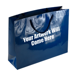 Large Gloss Laminated Rope Handle Paper Bags-43x33x13cm